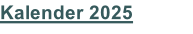 Kalender 2025